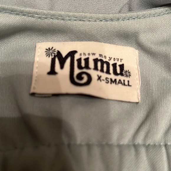 Show Me Your MuMu Caitlin Ruffle Maxi bridesmaid dress, size X-Small - Picture 3 of 5